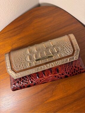 Brahmin Cordelia Croc Embossed Wallet